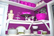 pink kitchen accessories
