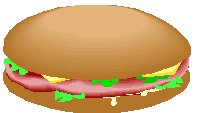 burger in bun