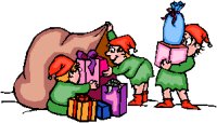 elves packing toy sack