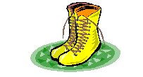 yellow laced ankle boots