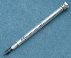silver dip pen
