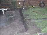 trenches for lawn drainage