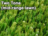two tone mid range artificial lawn