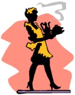 lady carrying cooked food